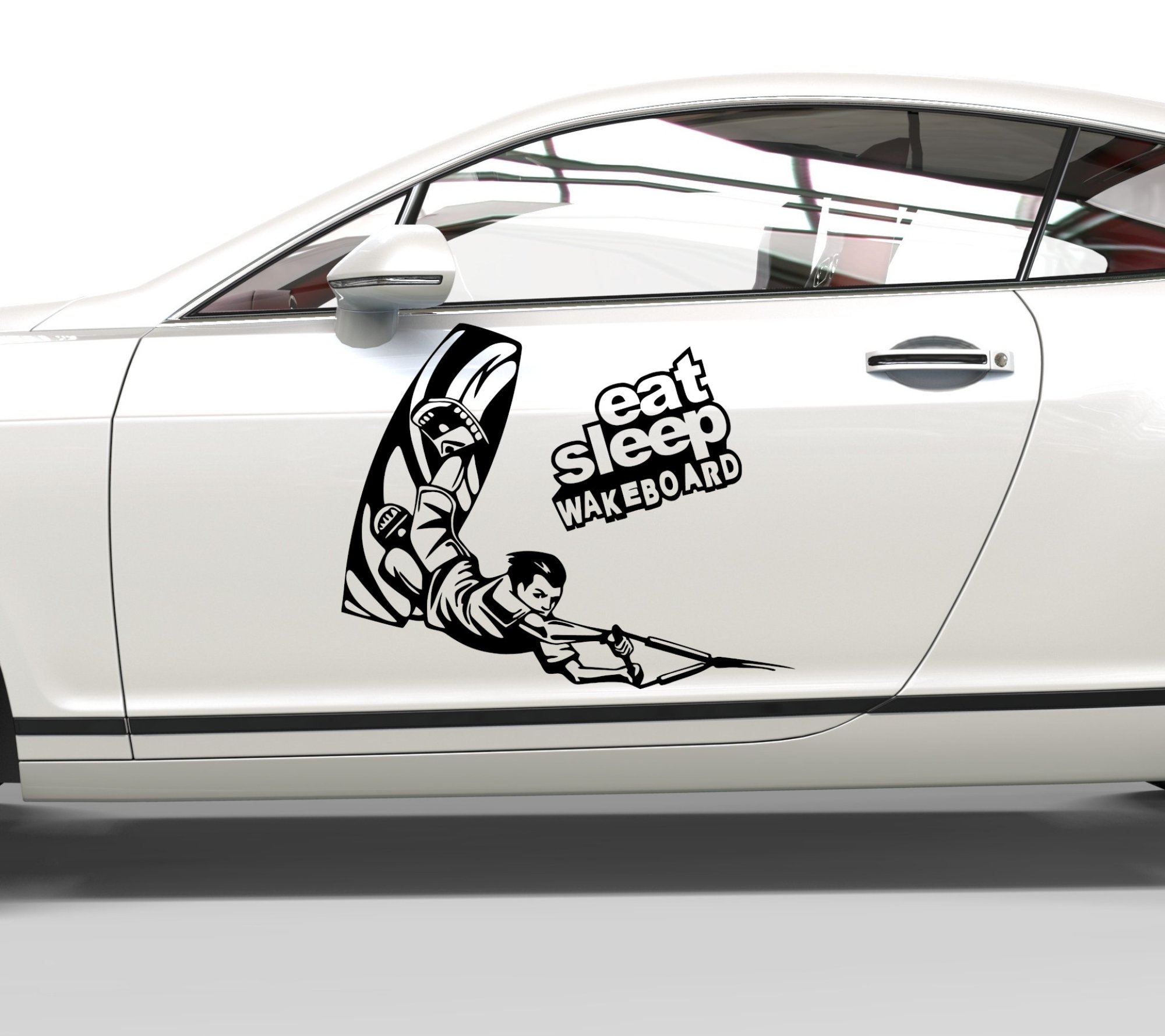 10004 Wakeborder Aufkleber